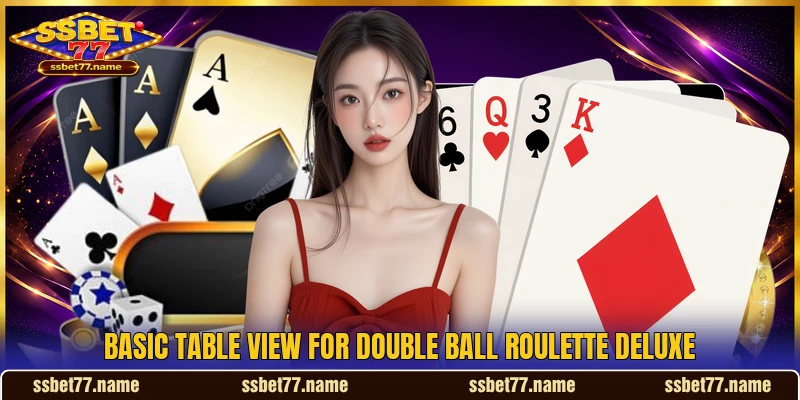Basic table view for Double Ball Roulette Deluxe Basic table view for Double Ball Roulette Deluxe