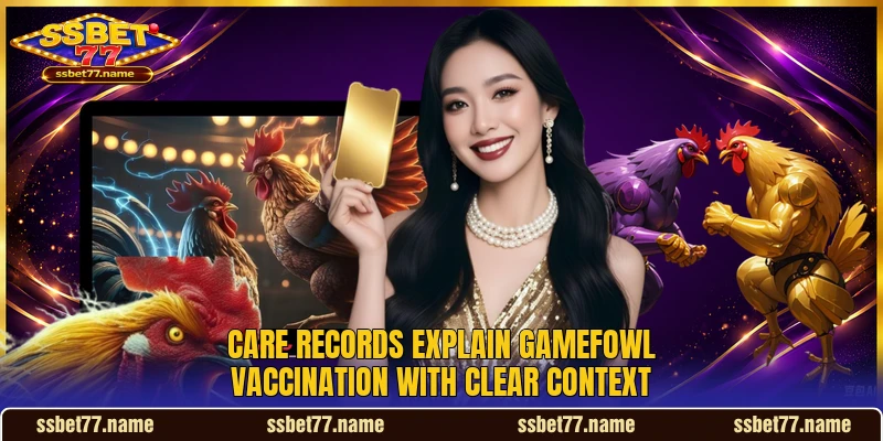 Care records explain Gamefowl Vaccination with clear context Care records explain Gamefowl Vaccination with clear context