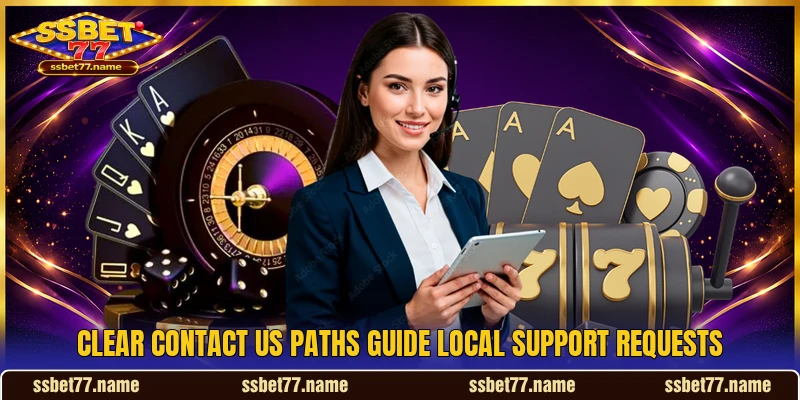 Clear contact us paths guide local support requests Clear contact us paths guide local support requests