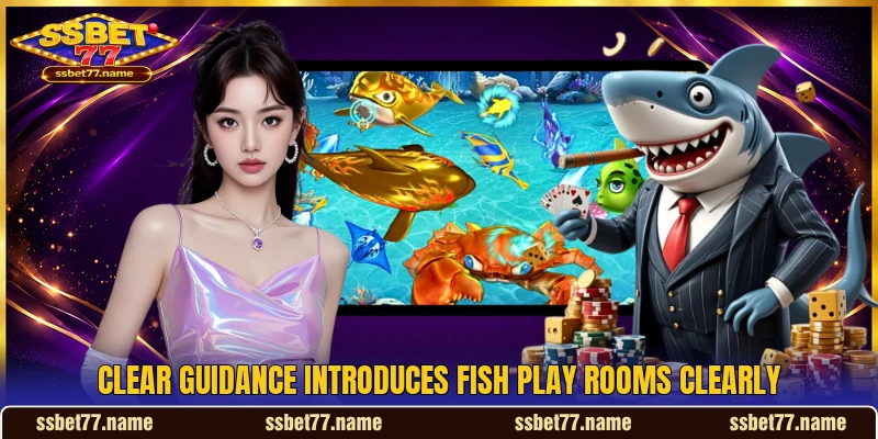 Clear guidance introduces Fish play rooms clearly Clear guidance introduces Fish play rooms clearly