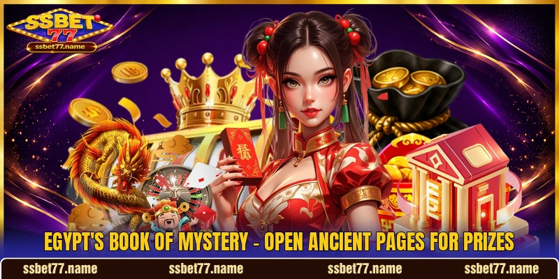 Egypt's Book Of Mystery - Open Ancient Pages For Prizes