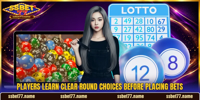 Players learn clear round choices before placing bets Players learn clear round choices before placing bets