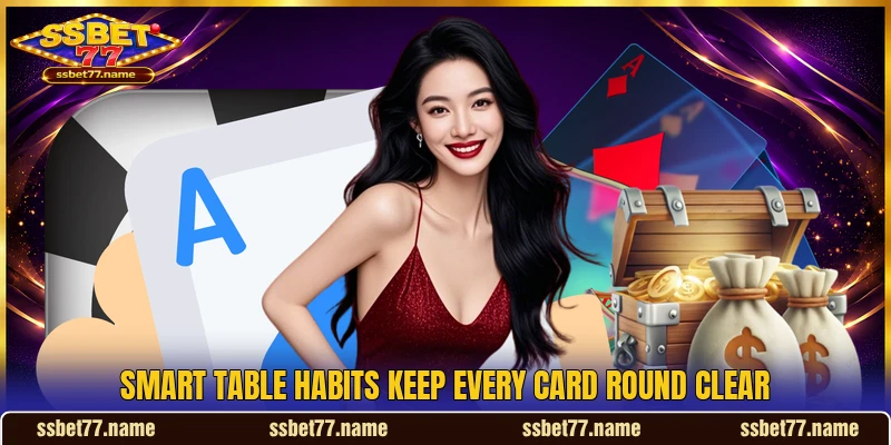 Smart table habits keep every card round clear