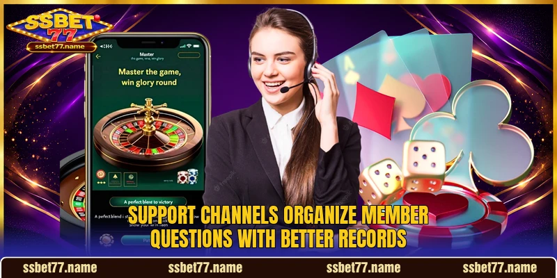 Support channels organize member questions with better records Support channels organize member questions with better records