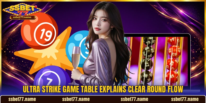 Ultra Strike Game table explains clear round flow