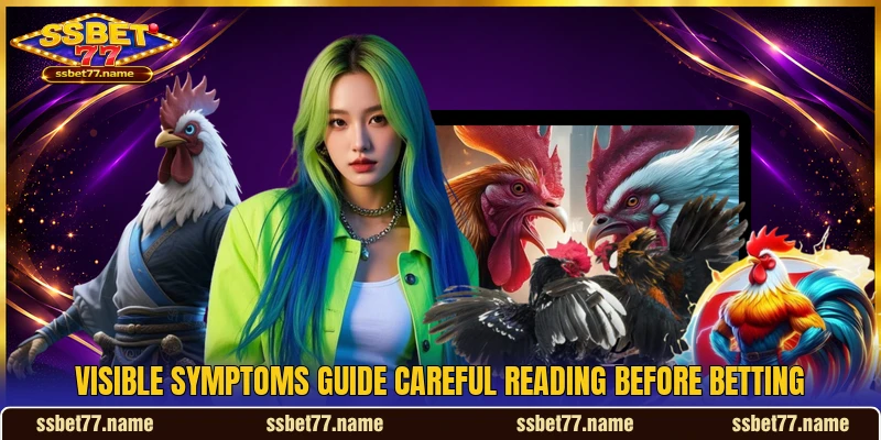 Visible symptoms guide careful reading before betting Visible symptoms guide careful reading before betting